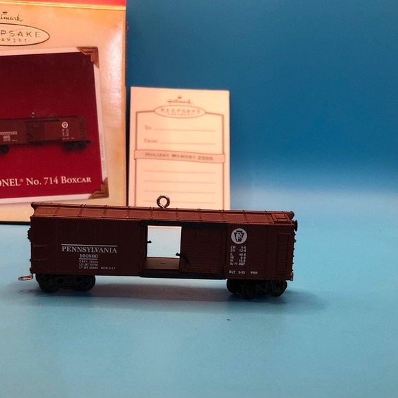 Hallmark Lionel No. 714 Boxcar Keepsake Ornament - Red - Picture 9 of 10